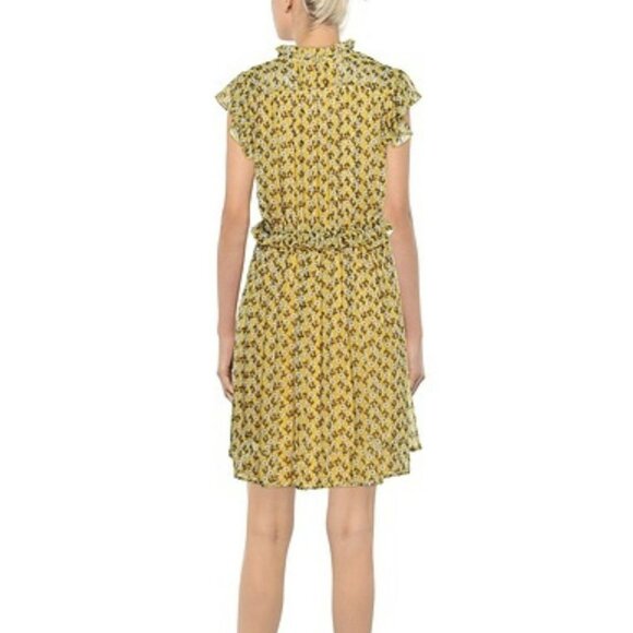 Tantra $329 Womens Floral Yellow Dress Sz Small NWT - Picture 2 of 6